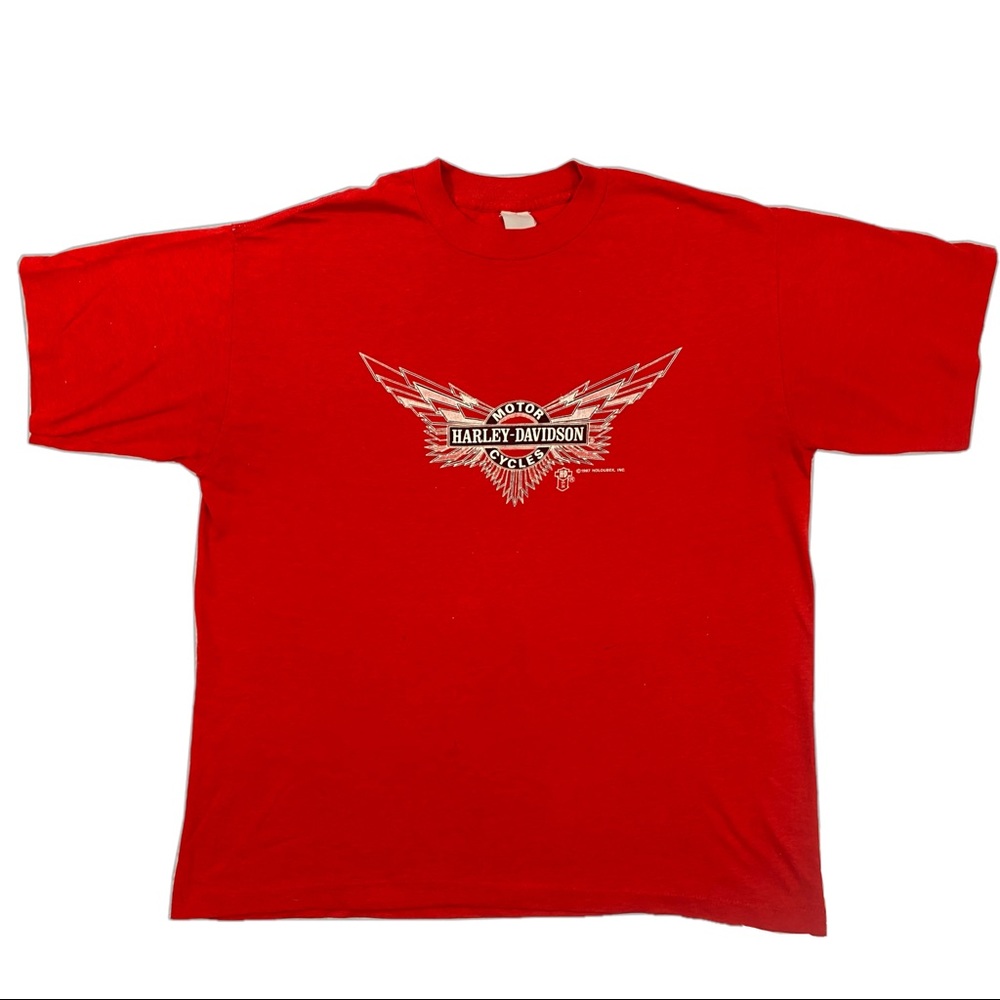 1987 Single Stitch Holoubek Harley Davidson TShirt